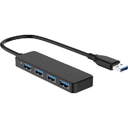 USB 3.0 Hub Multi USB 4 Port 3.0 5 Gbps Bärbar Multi Data Hub A