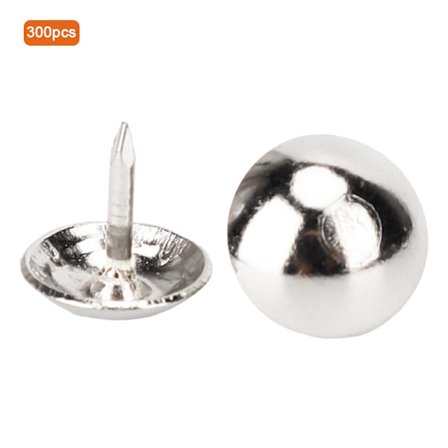 300 stk. Vintage Jern Sølv Hvit Smykker Gaveeske Møbler Dekorative Spiker Tilbehør
