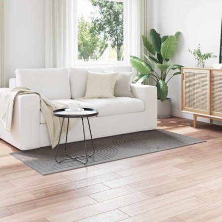 Områdesmattor Rektangulär Grå 200 x 80 cm