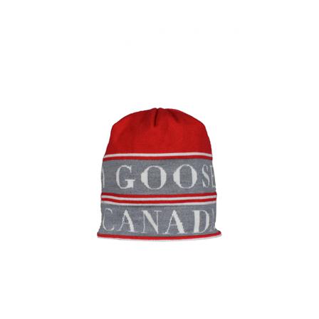 Canada Goose, Beanie Rood, Heren, Maat:ONE Size,strepen