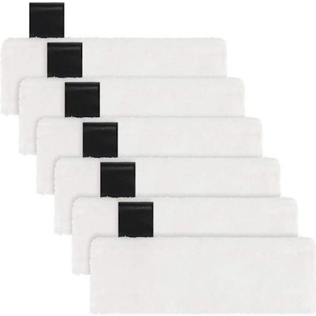 6 stk. mikrofiber rengjøringskluter erstatning for Kärcher Easy Fix SC 2 SC 3 SC 4 SC 5 rengjøringskluttilbehør for Kärcher Easy Fix