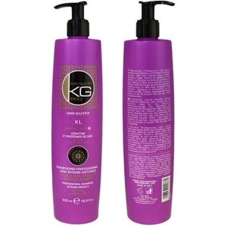 KERAGOLD PROFESSIONAL SHAMPOO XL SORTIMENT - INTENSE SJÄT ANTI-FRIZZ KERATIN & SILKEPROTEIN 500ML