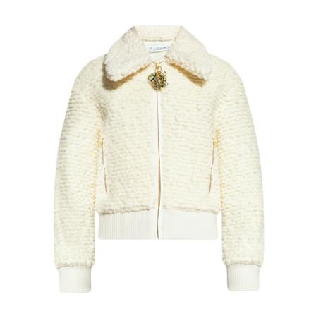 JW Anderson, Jackets Beige, Dames, Maat:S,wol