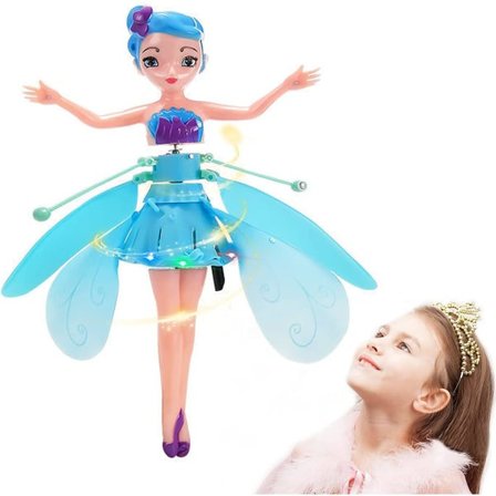 Flyvende elf legetøj, USB Sky Dancer - Lilla