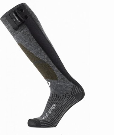 Therm-ic Heat Sock Set Fusion Outdoor Unisex 1400B Unisex ski socks Black 39/41