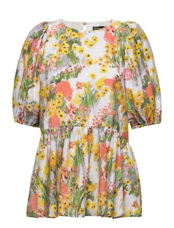 Liw, 1438 Casual Tencel Blouses Short-sleeved Monivärinen/Kuvioitu STINE GOYA