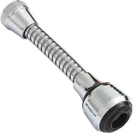 Kranförlängare / Vridbart duschmunstycke för köksblandare Rostfritt stål