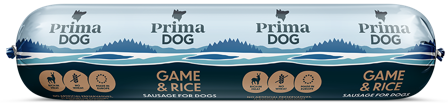 PrimaDog Game & Rice -koiranmakkara 800 g