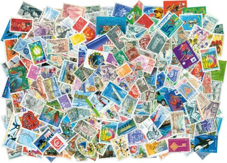 Frankrig - 300 stemplede frimærker