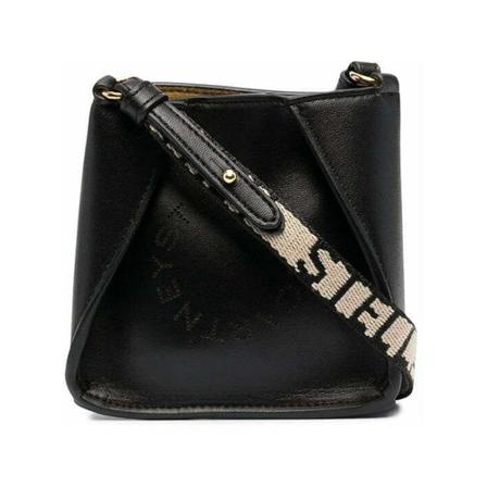Stella McCartney Micro Stella Crossbody Tas , Zwart , Dames , Maat: ONE Size Schoudertassen
