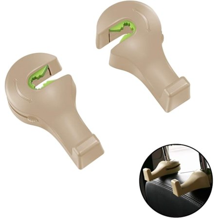 2 kpl auton istuimen niskatuen koukku autotarvike vauvanistuimelle sateenvarjon ruokakassin kantokassille