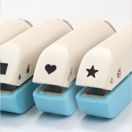 3 stk. hullmaskiner i papir, hullmaskin med ett hull for håndverk, sirkel/stjerne/hjerte hullmaskin for etiketter