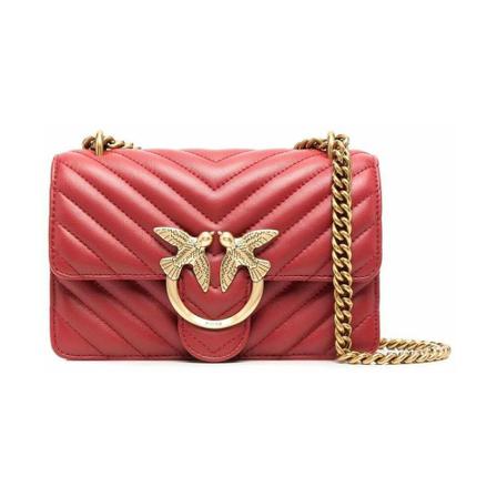 Pinko, Shoulder Bags Rood, Dames, Maat:ONE Size