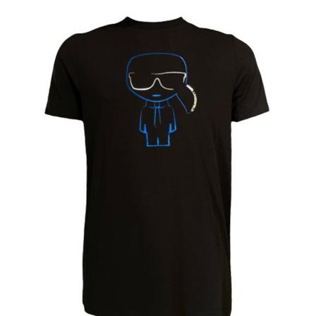 Karl Lagerfeld T-Shirts Sort, Herre