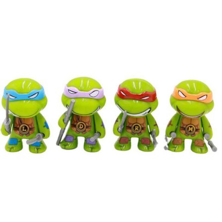 4 st Ninja Turtles Leksaker, actionfigurer 4,7 tum höga, Ninja Turtles Series leksak för barn present