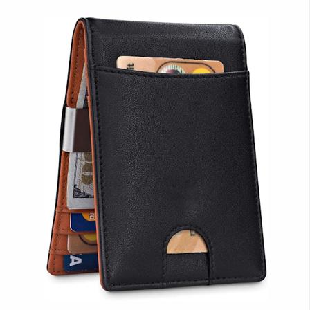 One Piece Plain - Svart med oransje anti-tyverikort holder for M