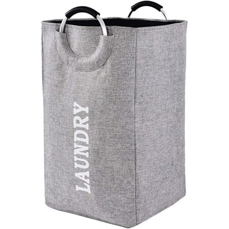 Hopfällbar tvättkorg med handtag, tvättkorg, tvättkorg