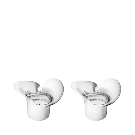 Georg Jensen Ljuslyktor Bloom Botanica 2-pack Ljus & ljusstakar H:7 D:4.4