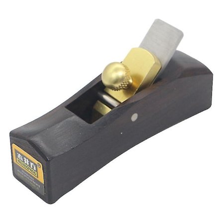 Mini træhøvl håndværktøj, bue træ baggrundsplan Shibaod