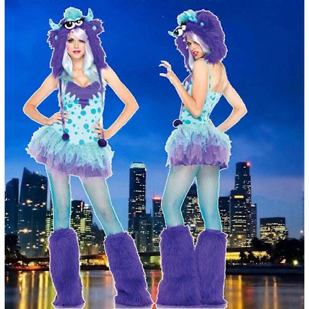 Sexy Julekvinnekostyme Cosplay Stor Hale Ulv Cosplay Fest Maid Fristelse Julenisse Todelt Kostyme