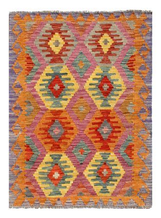 Käsinkudottu Kelim Afghan Old Style Matot 100X138