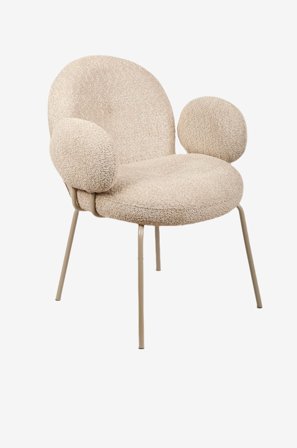 Nordic Furniture Group - Ruokapöytätuoli käsinojilla Osaka 2 kpl - Beige - Käsinojalliset tuolit - - Homeroom