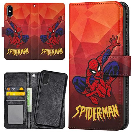 iPhone XR - Plånboksfodral/Skal Spider-Man
