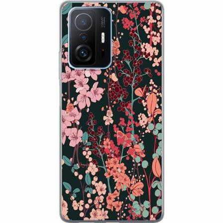 Xiaomi 11t Pro Genomskinligt Skal Blommor
