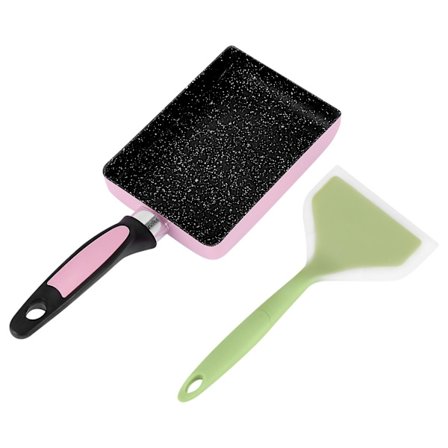 Japansk stekpanna tamagoyaki non-stick pan Maifan stenkruka fyrkantig stekpanna