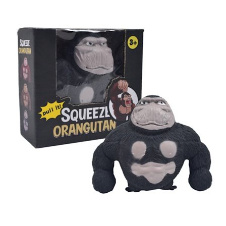 Gorilla-leker for å strekke, stressleker, klemme gorilla-leker, stressavlastende fidget-leker stress klemme gorilla-leker