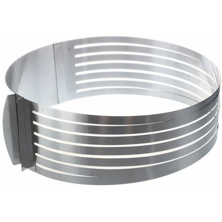 Rund form 24cm-30cm justerbar rustfritt stål for lagdelt moussekake / bakeform