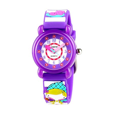 Vandafvisende Kvarts Silikon Ur Pige Dreng Lille Barn Ur