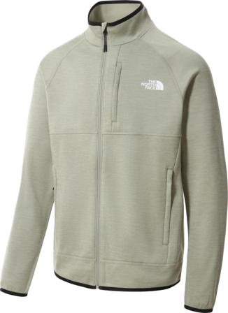 The North Face Men's Canyonlands Full Zip Fleece Jacket Men Mid layer tops Green XL