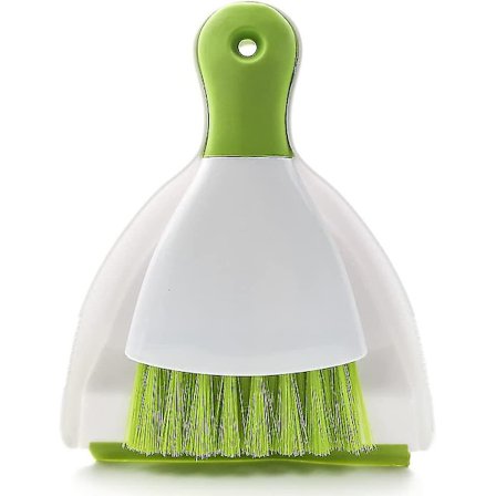 Liten Kvast och Skyffel Set, Mini Kvast och Skyffel, Liten Skyffel och Borste Set för Hemstädning, Soffa, Skrivbord, Marsvinsbur, Kattsand etc. 