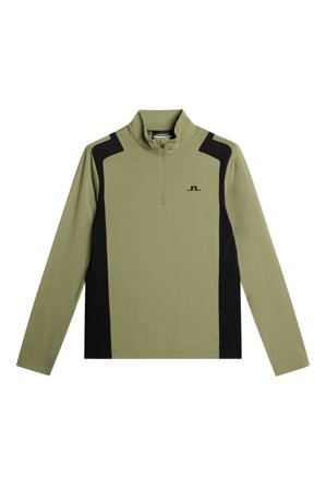 J.Lindeberg - Golf - Lukas Quarter Zip Mid Layer - Green - - XL
