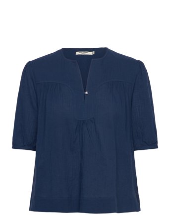 Printed Short Sleeve Top Navy Scotch & Soda