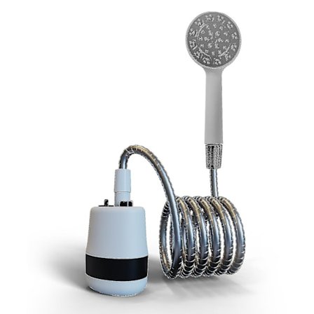 2024 Bärbar Dusch Camping Utomhusdusch Handhållen Elektrisk Dusch Batteridriven Kompakt Handhållen Laddningsbar Campingduschhuvud