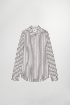 Freddy Skjorta Herr Brun Ekologisk Bomull