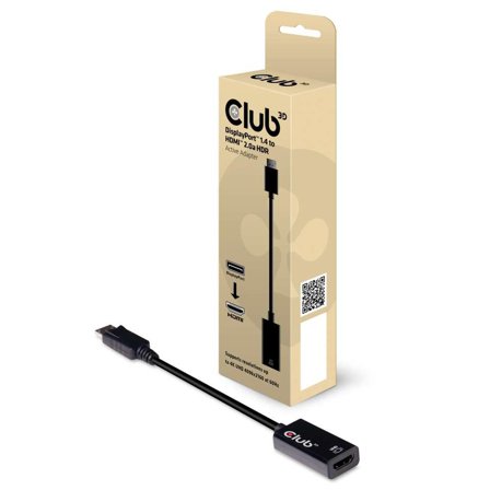 Club 3D video adapter - DisplayPort / HDMI - 19.17 cm