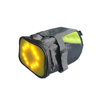 LED Blinkers Cykel Bakväska Sadelväska Leverantör Sadelväska För Cykel