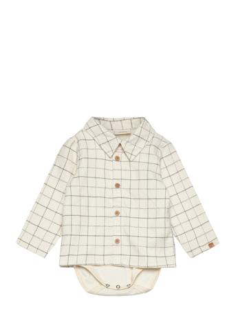 Nbmramos Ls Body Shirt Lil Bodies Long-sleeved Cream Lil'Atelier