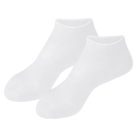 Silikonstrømper Myke Gelstrømper Spa Pedikyrstrømper for kvinner for reparasjon av tørre føtter