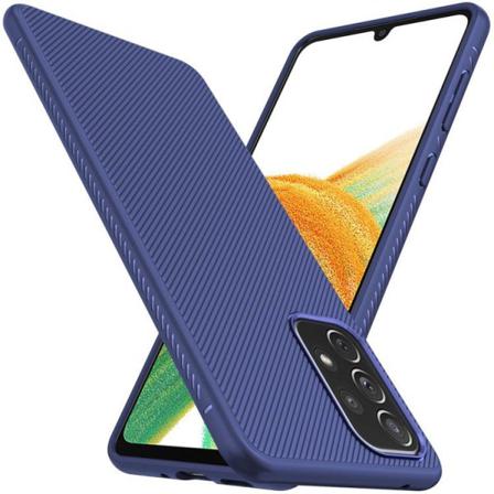 Jazz Twill Texture Skal Galaxy A33 5g - Blå