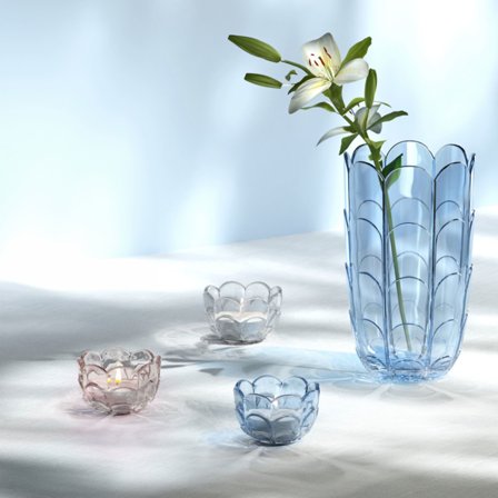 Holmegaard Lily fyrfadsstage 7 cm, clear | KitchenOne