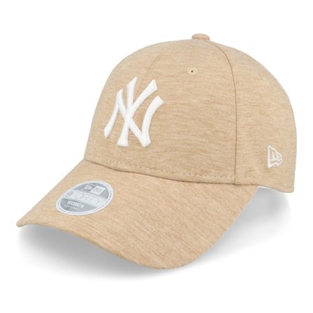 New Era - MLB Beige adjustable Cap - New York Yankees Womens Jersey 9FORTY Stone/White Adjustable @ Hatstore
