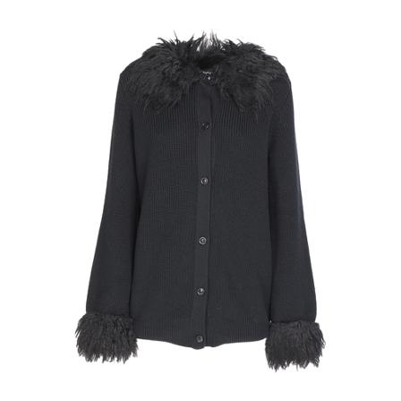 Boutique Moschino, Cardigans Zwart, Dames, Maat:S