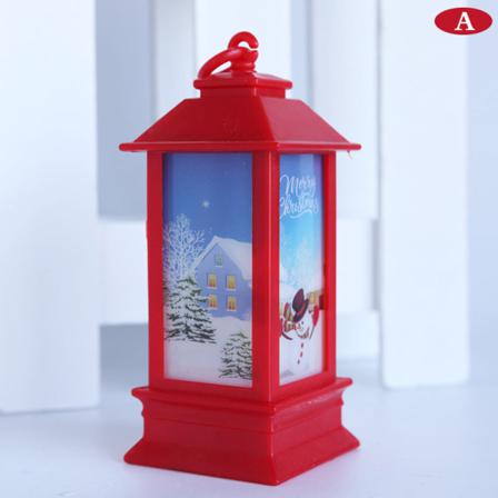 Jul Led-lampor Mini Lykta Dekorativa För Jul Nyår