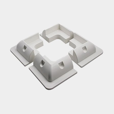 Aurinkopaneelikiinnike kulma, 4 kappaletta