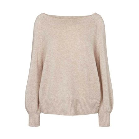 O'tay Round-neck Knitwear , Beige , Dames , Maat: M Truis
