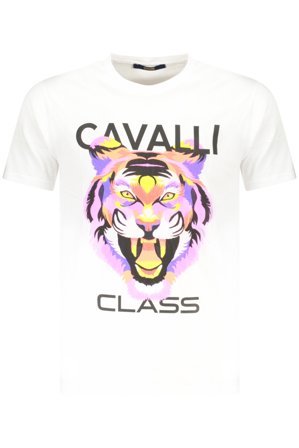Cavalli Class T-shirt Maniche Corte Uomo Bianco